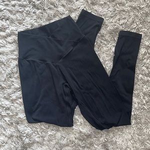 High waisted criss cross leggings